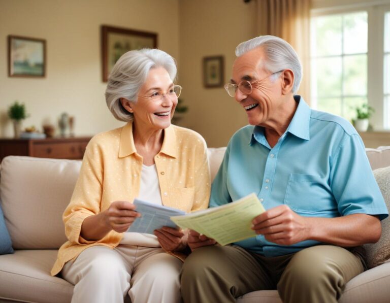 คู่สามีภรรยาชราเล่นบ้านหลังเก่าด้วย Reverse Mortgage, ความสุขและความมั่นคงทางการเงิน.