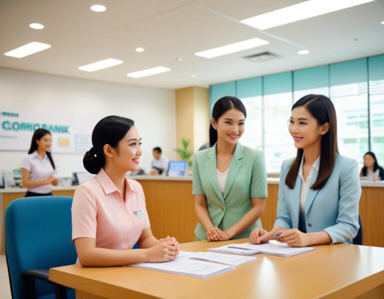 ห้องการทำธุรกรรมของธนาคารที่เต็มไปด้วยความเรียบร้อยและอาศัยดีในการให้บริการ müşteri odası