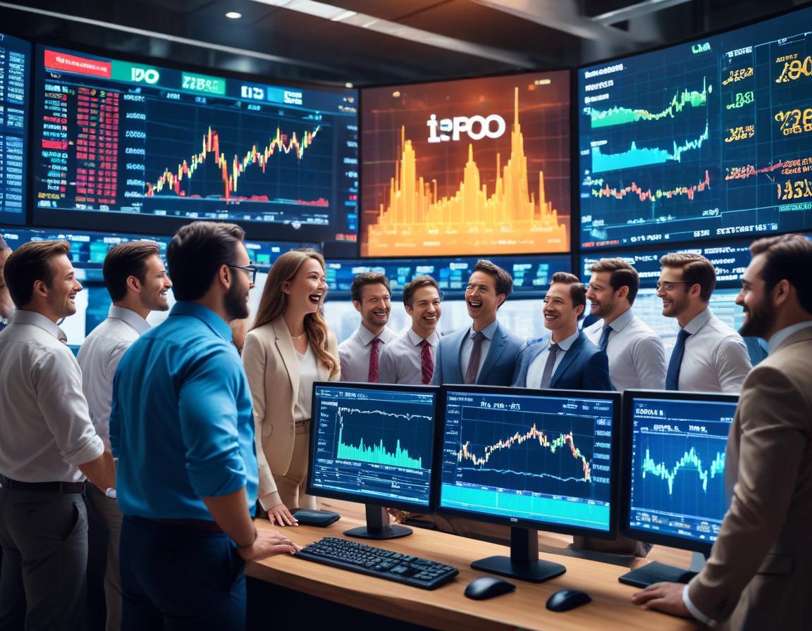 การซื้อขายหุ้นใน IPO: ภาพเยี่ยมนี้เต็มไปด้วยความตื่นเต้นและมีชีวิตชีวาสุดกำลัง.