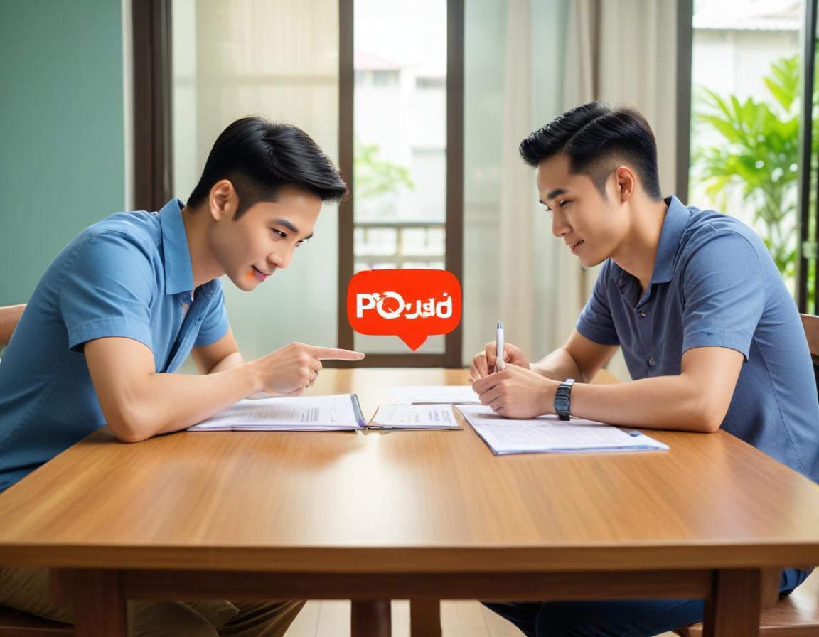 ผู้ชายใช้สมาร์ทโฟนในร้านกาแฟเพื่อเปรียบเทียบแอปสินเชื่อออนไลน์ที่บ้าน