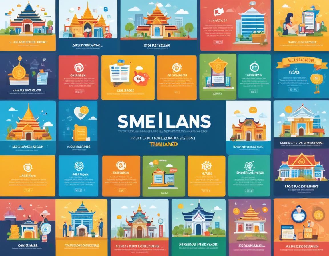 อินโฟกราฟิกประเภทสินเชื่อ SME ในไทย พร้อมข้อมูลธนาคารที่ให้บริการดีที่สุด
